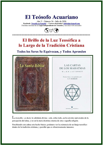 El Teósofo Acuariano 056, Julio de 2026